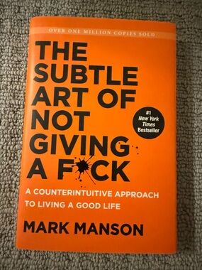 The Subtle Art of Not Giving a F*ck Hardcover Mark Manson Self Help Book